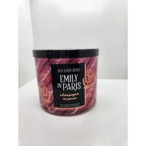 Bath and Body Works 3 Wick Candle Champagne in Paris Emily in Paris Collection